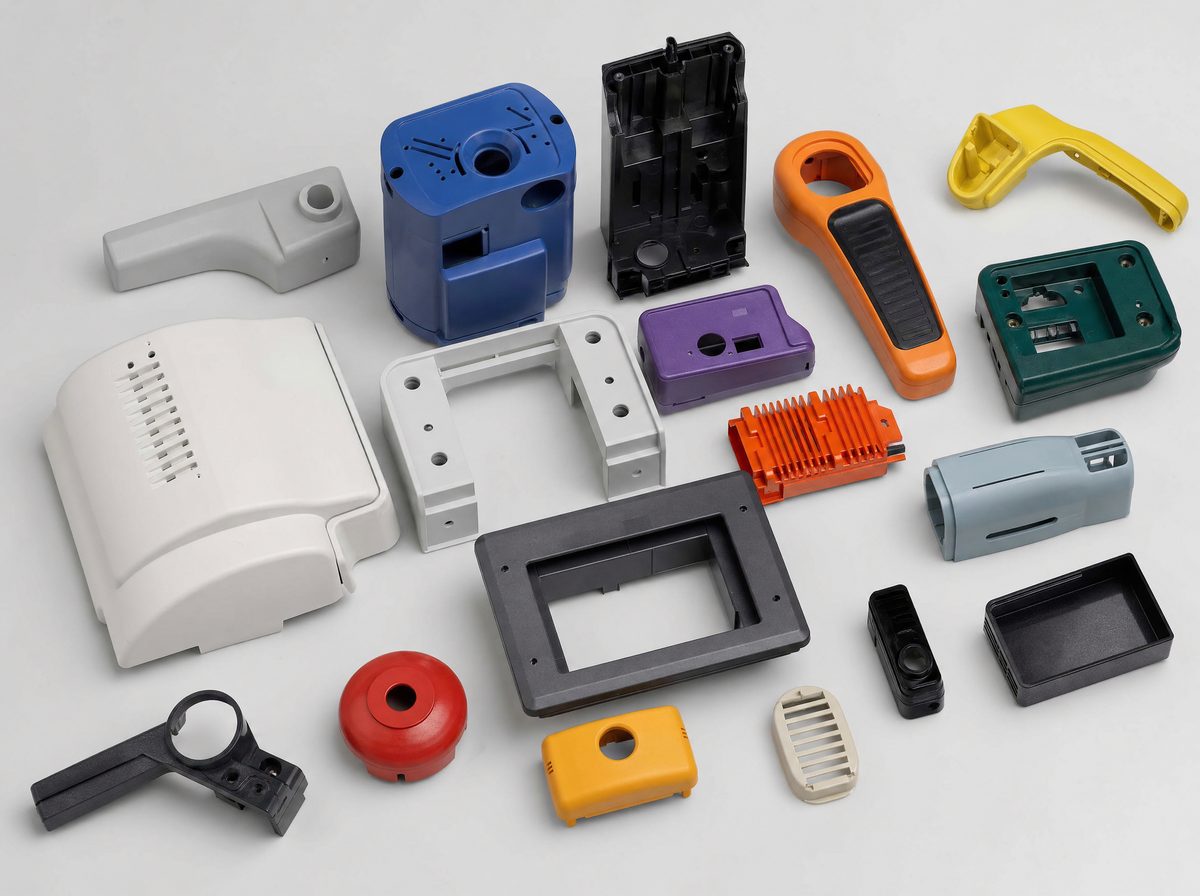 Custom plastic moulded parts and housings